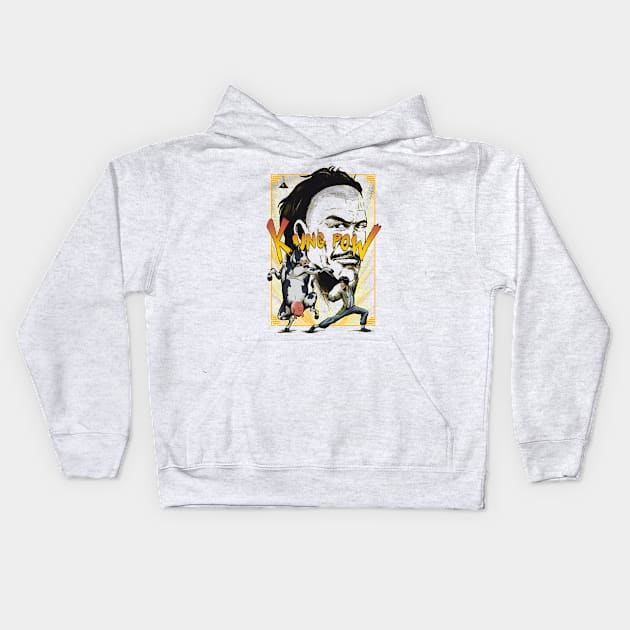 Enter the Fist (white) Kids Hoodie by GranJefe